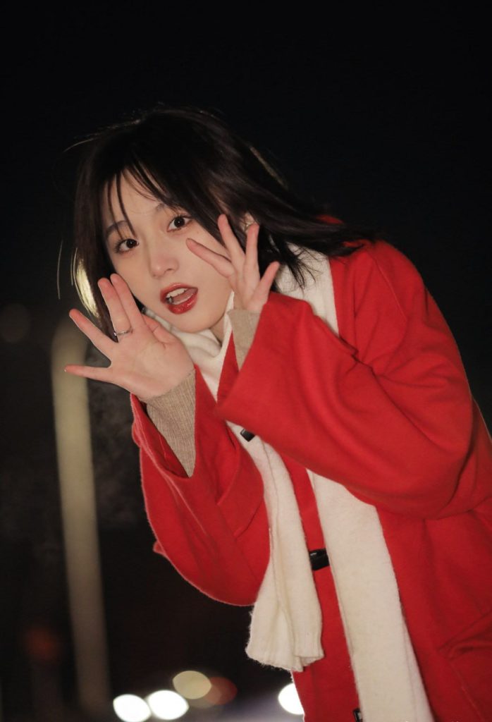 A graceful image of natural Asian beauty