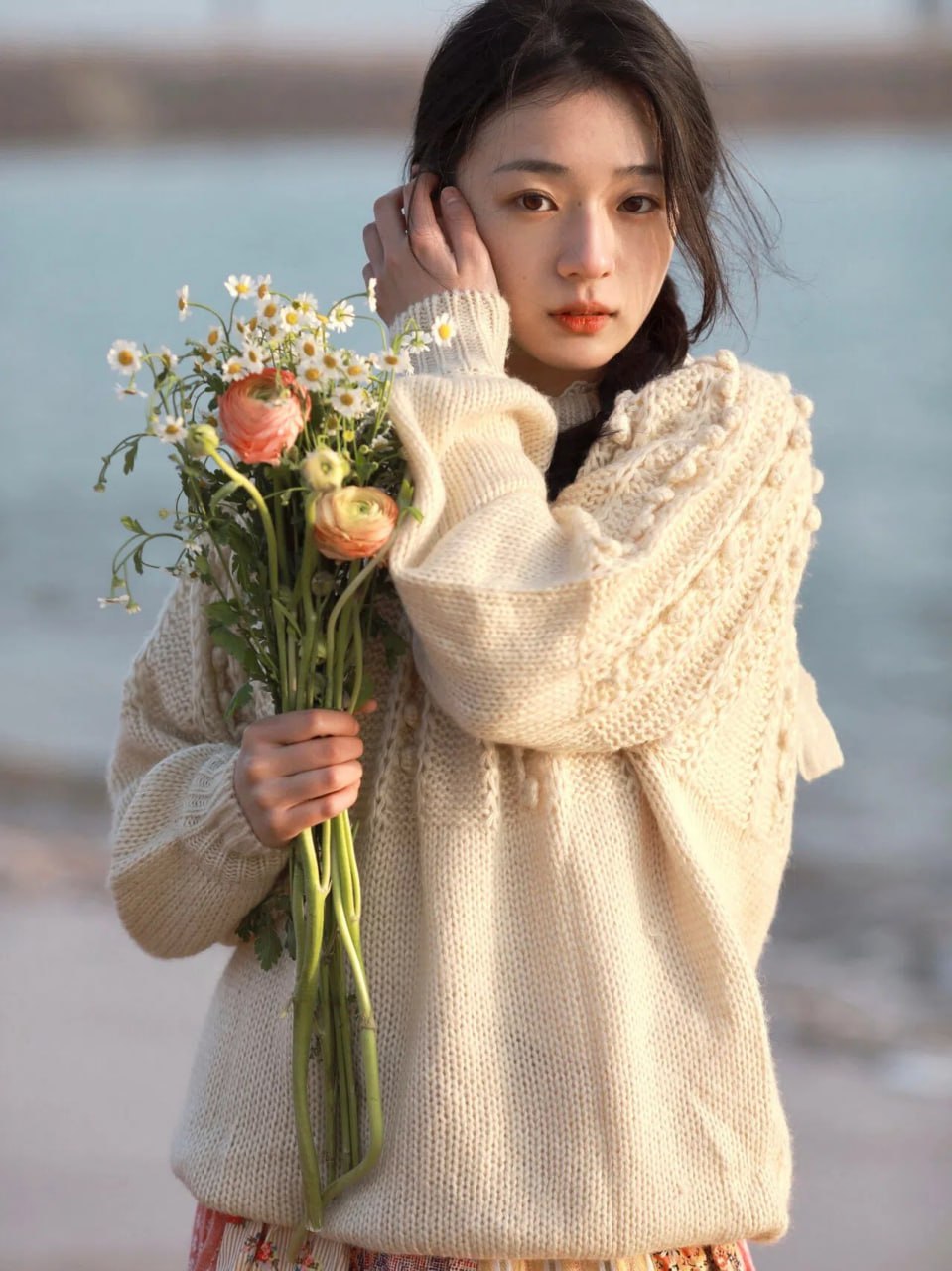 A radiant photo of natural elegance and charm