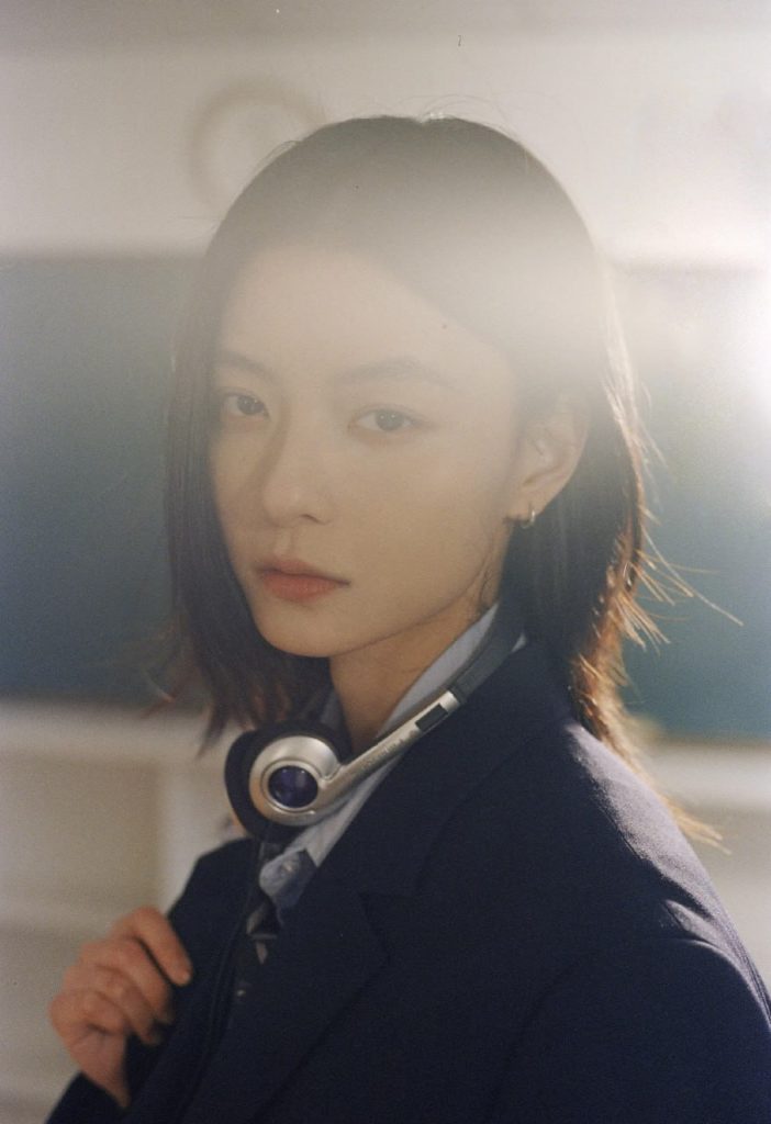 Artistic capture of a young Asian woman