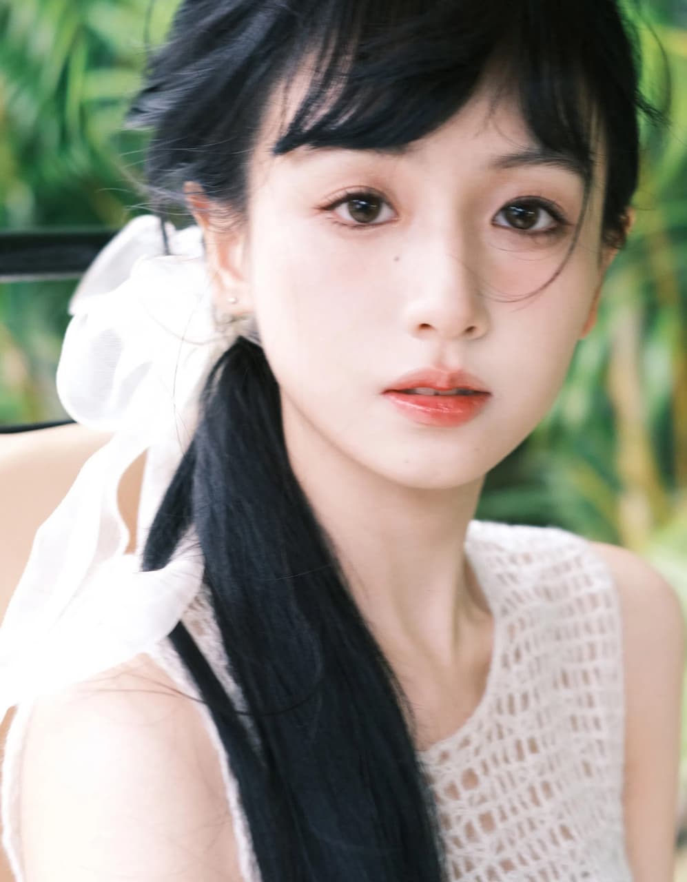 Artistic depiction of vibrant Asian beauty