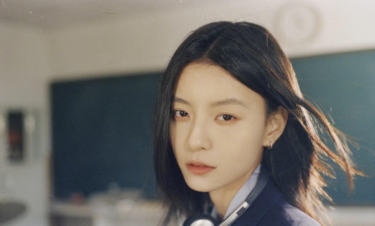 Artistic portrait of a radiant Asian lady