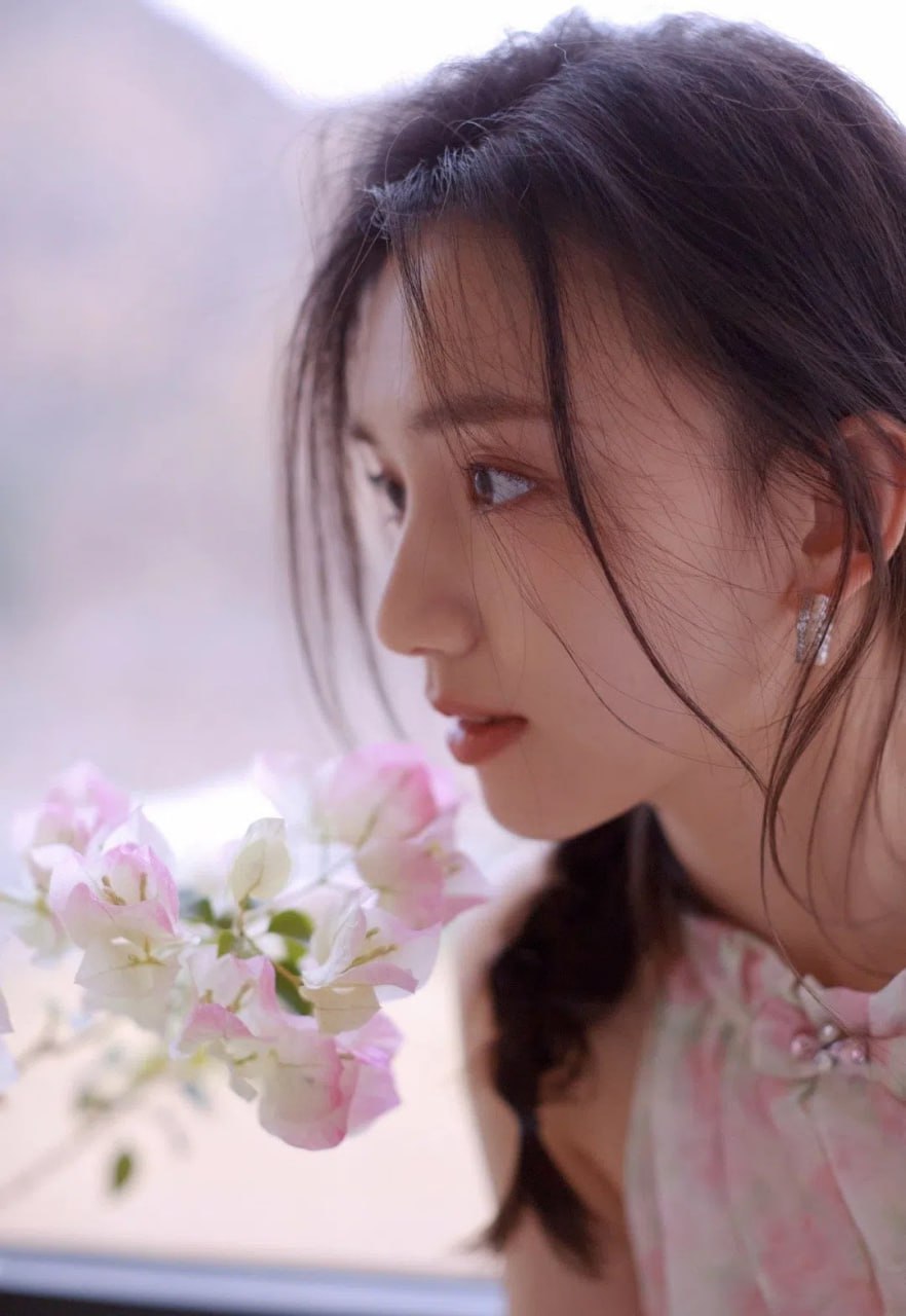 Asian beauty in a serene setting