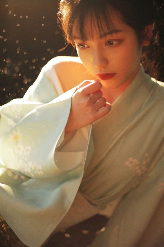 Beautiful close-up of an elegant Asian woman