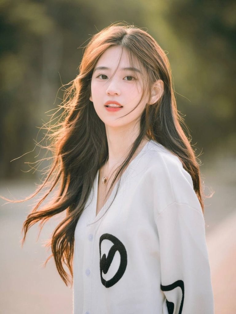 Beautiful portrait of an elegant young Asian lady