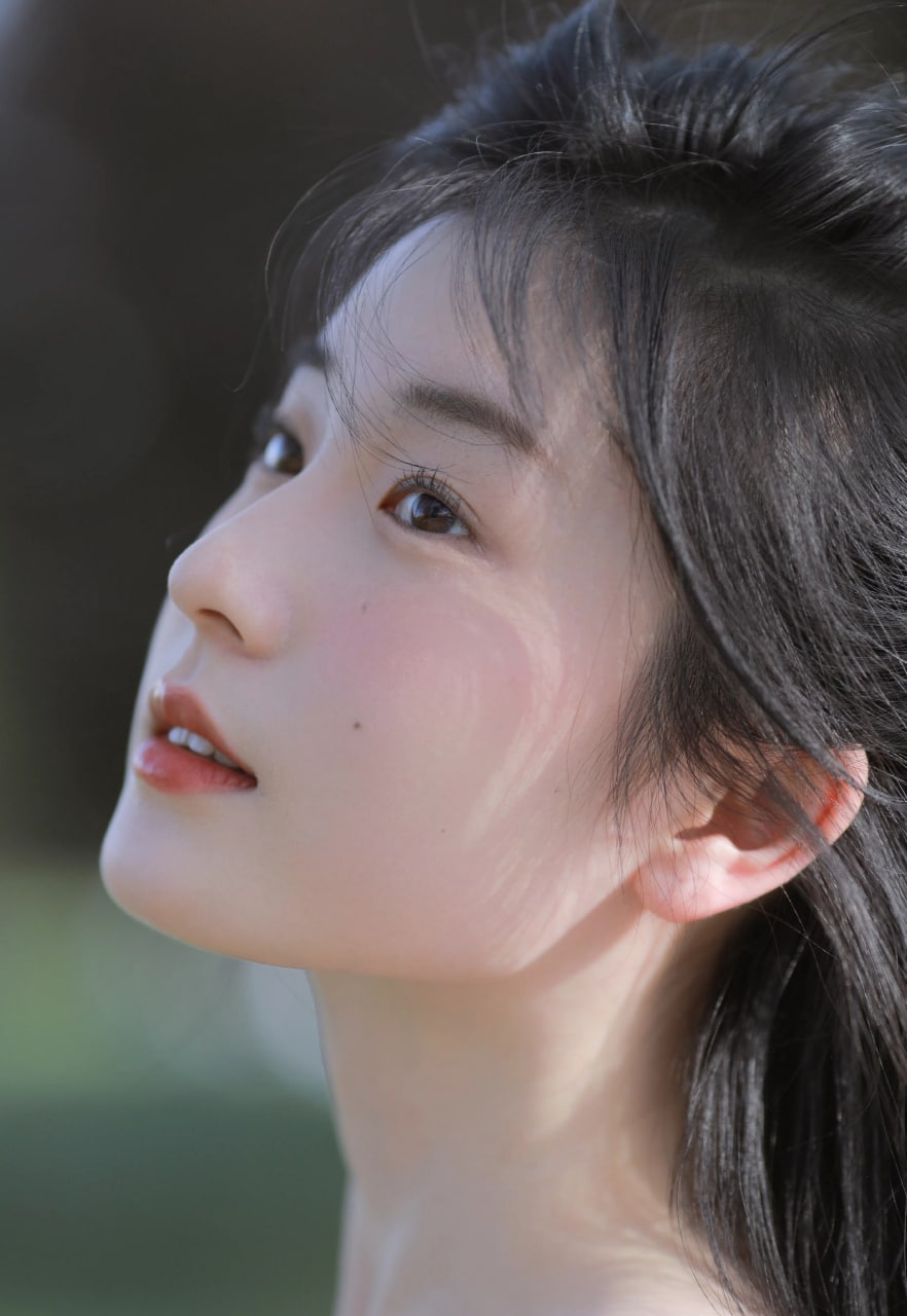 Captivating Asian girl in a vibrant setting