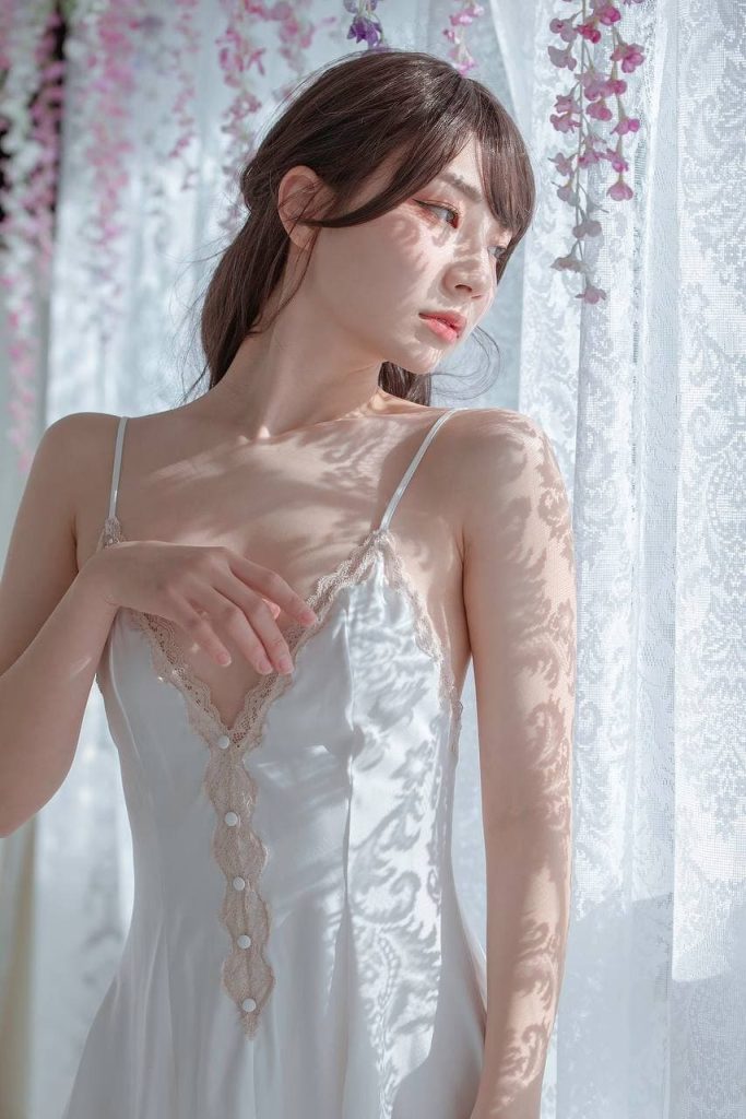 Captivating beauty of a radiant Asian woman