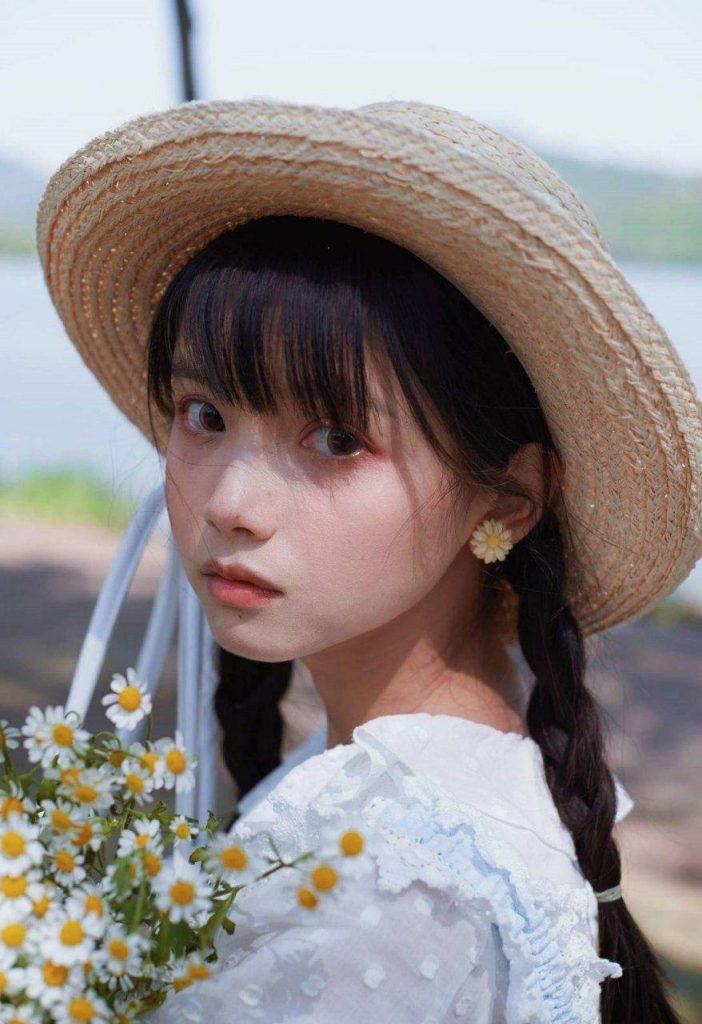 Captivating elegance of a radiant Asian woman