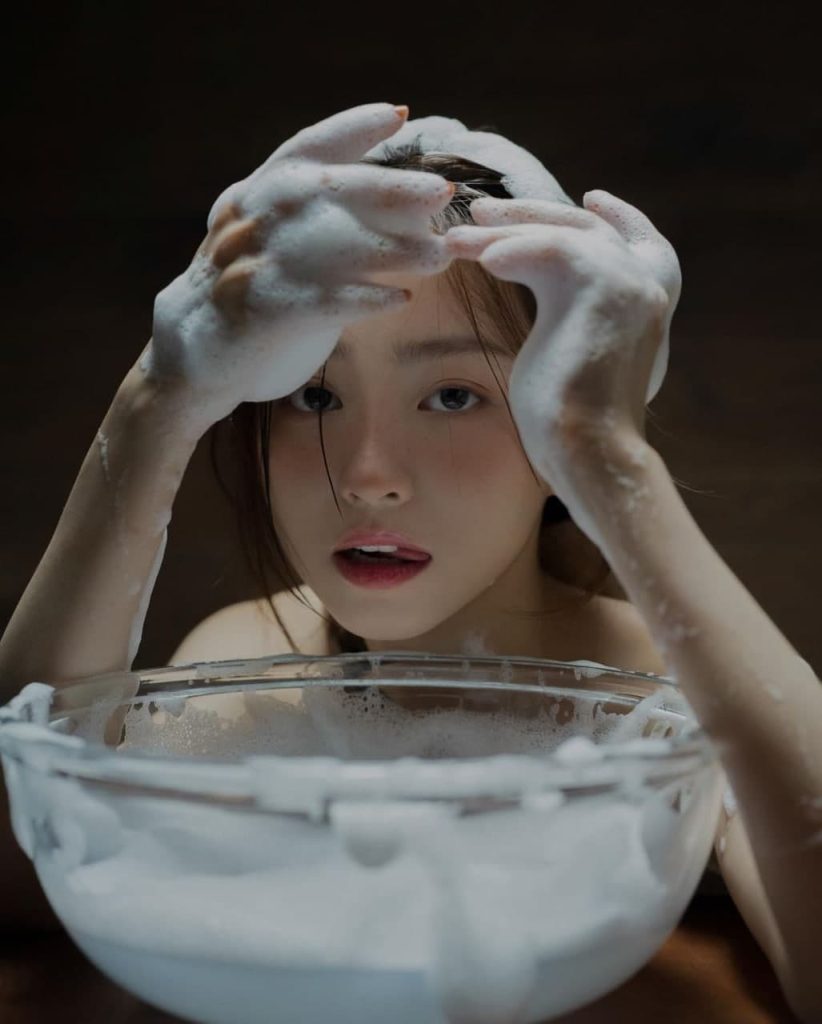 Captivating elegance of a radiant Asian woman