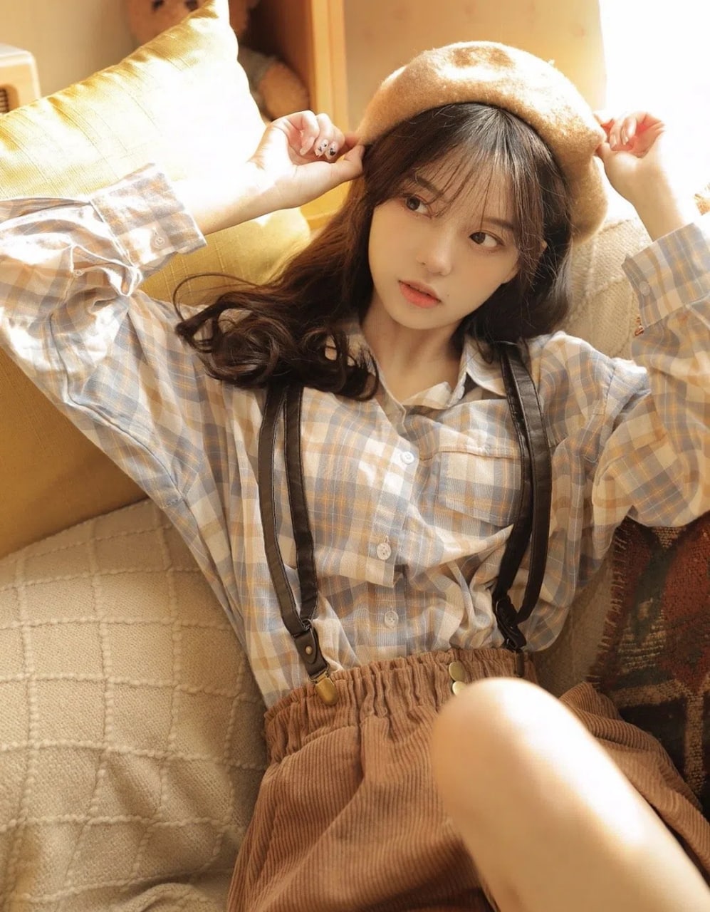 Captivating portrait of a natural Asian beauty