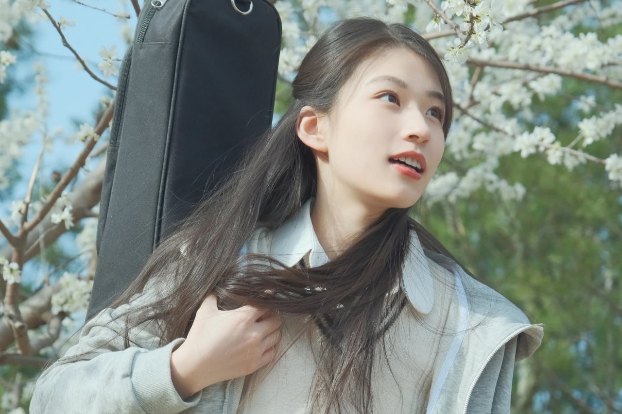 Capturing the serenity of a young Asian woman