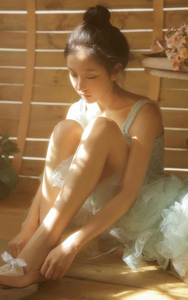 Elegant Asian beauty with a charming smile