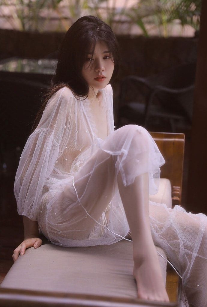 Elegant Asian woman portrait photography