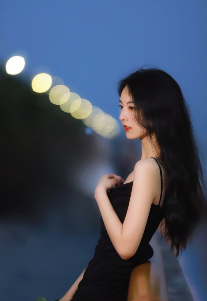 Elegant Asian woman portrait photography