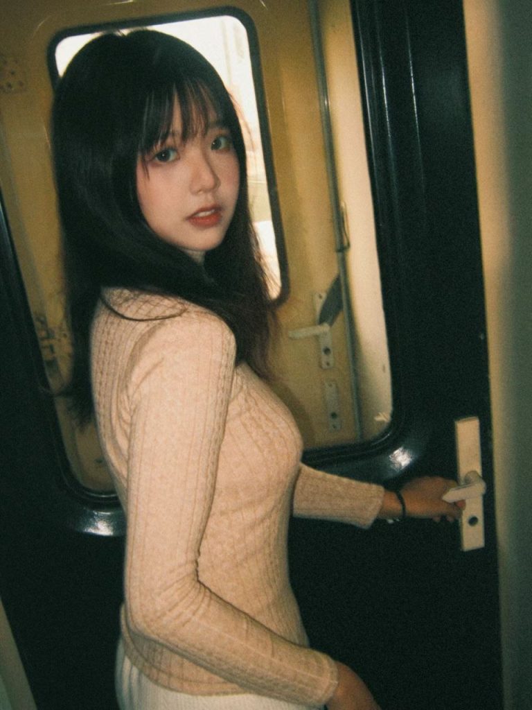 Graceful Asian girl in a casual setting