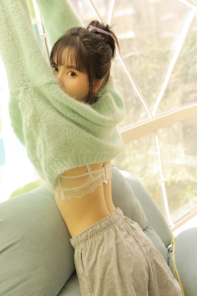 Graceful Asian girl in a casual setting