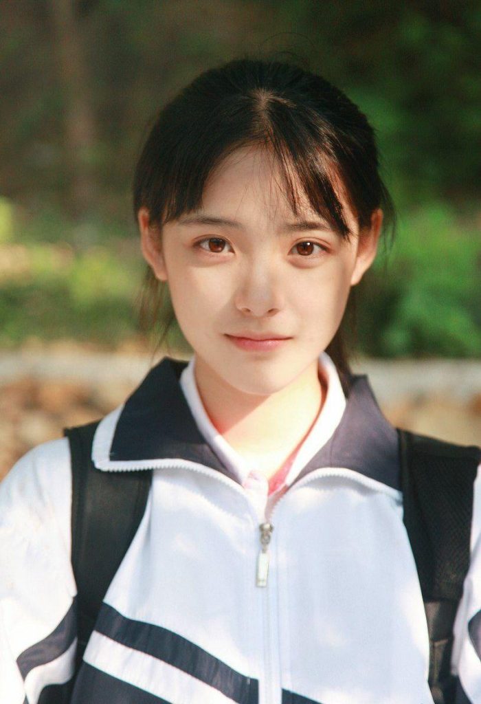 Graceful Asian woman in a natural setting