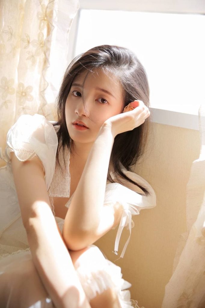 Graceful and serene portrait