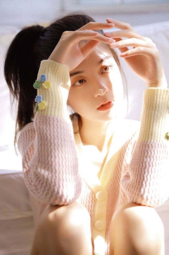 Graceful and serene portrait