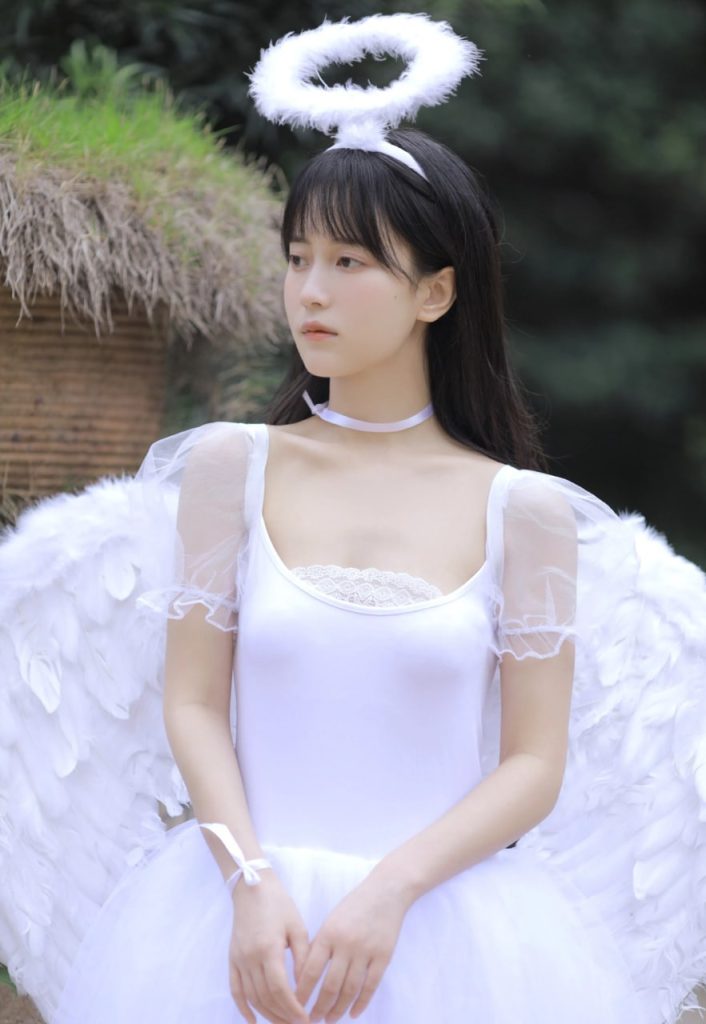 Graceful photo of a stunning Asian lady