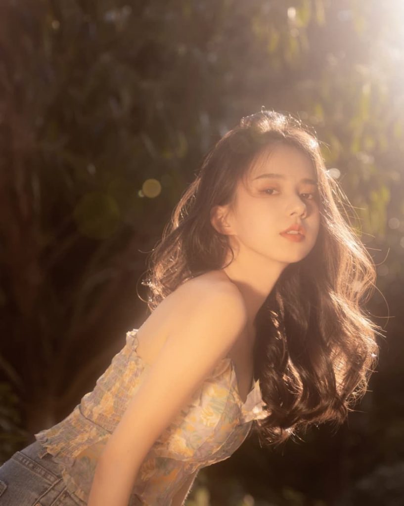 Natural beauty of an elegant young Asian woman