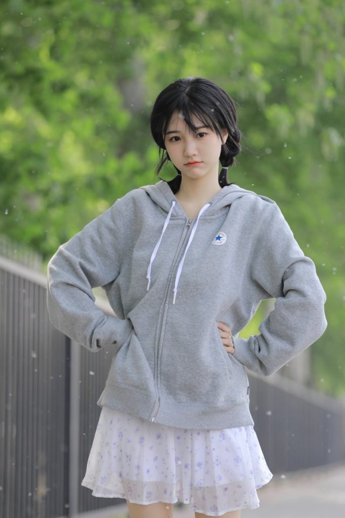 Radiant beauty of a young Asian lady