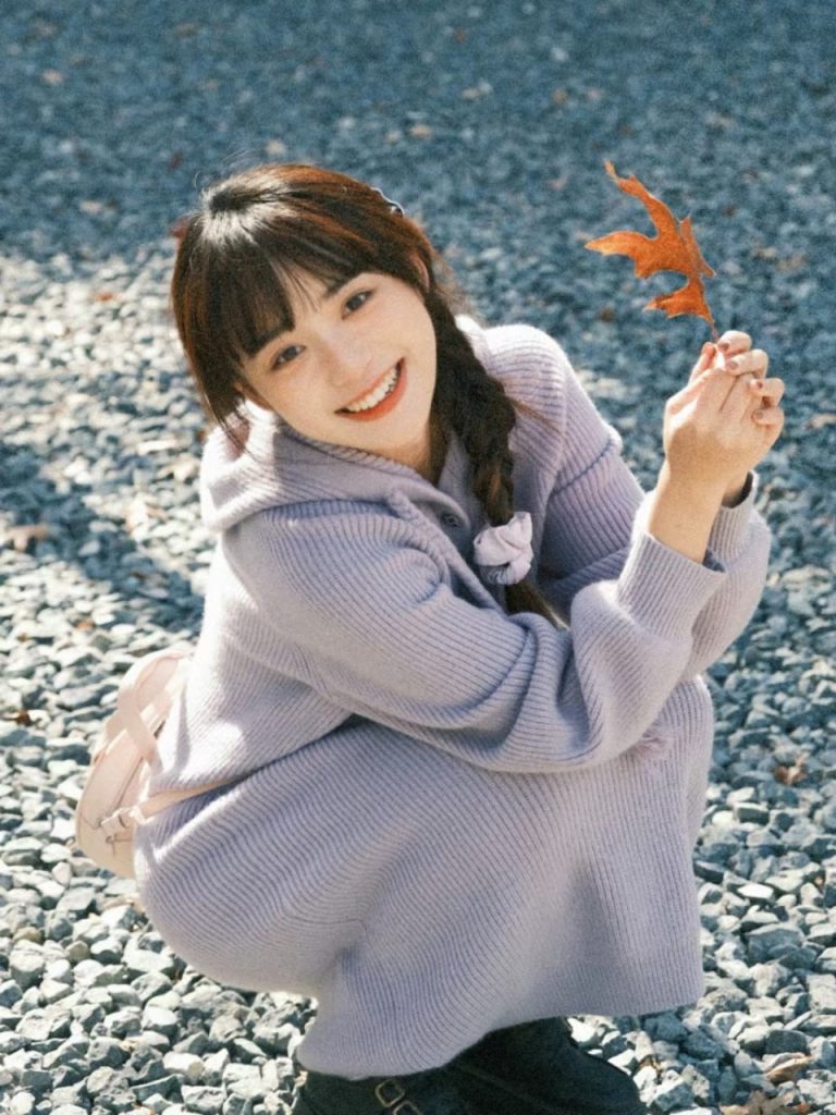 Radiant photo of a young Asian beauty