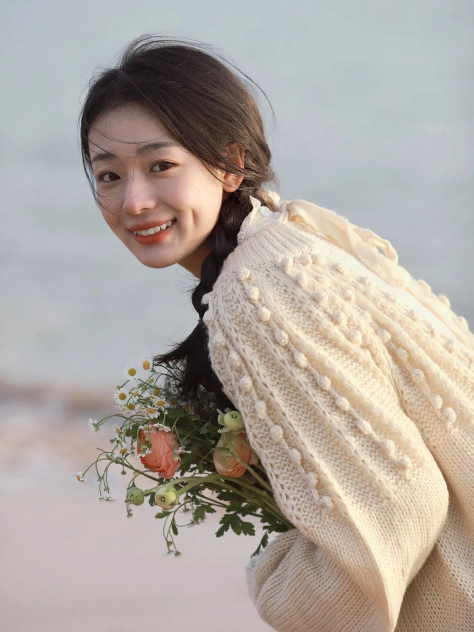 Radiant portrait of an elegant Asian woman