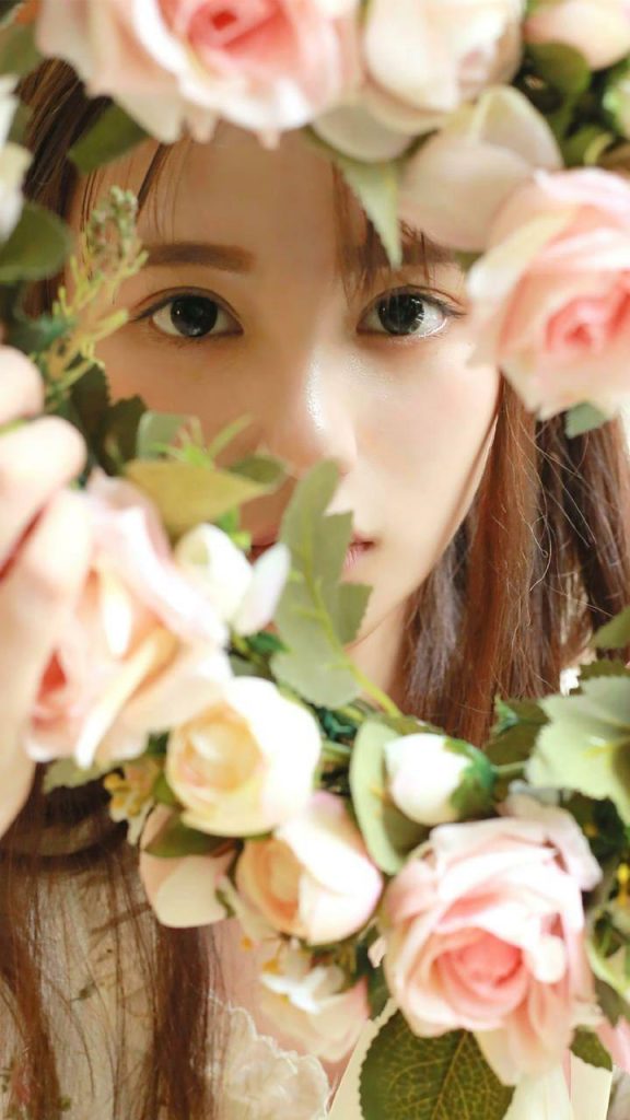 Stunning photo of a young Asian girl smiling