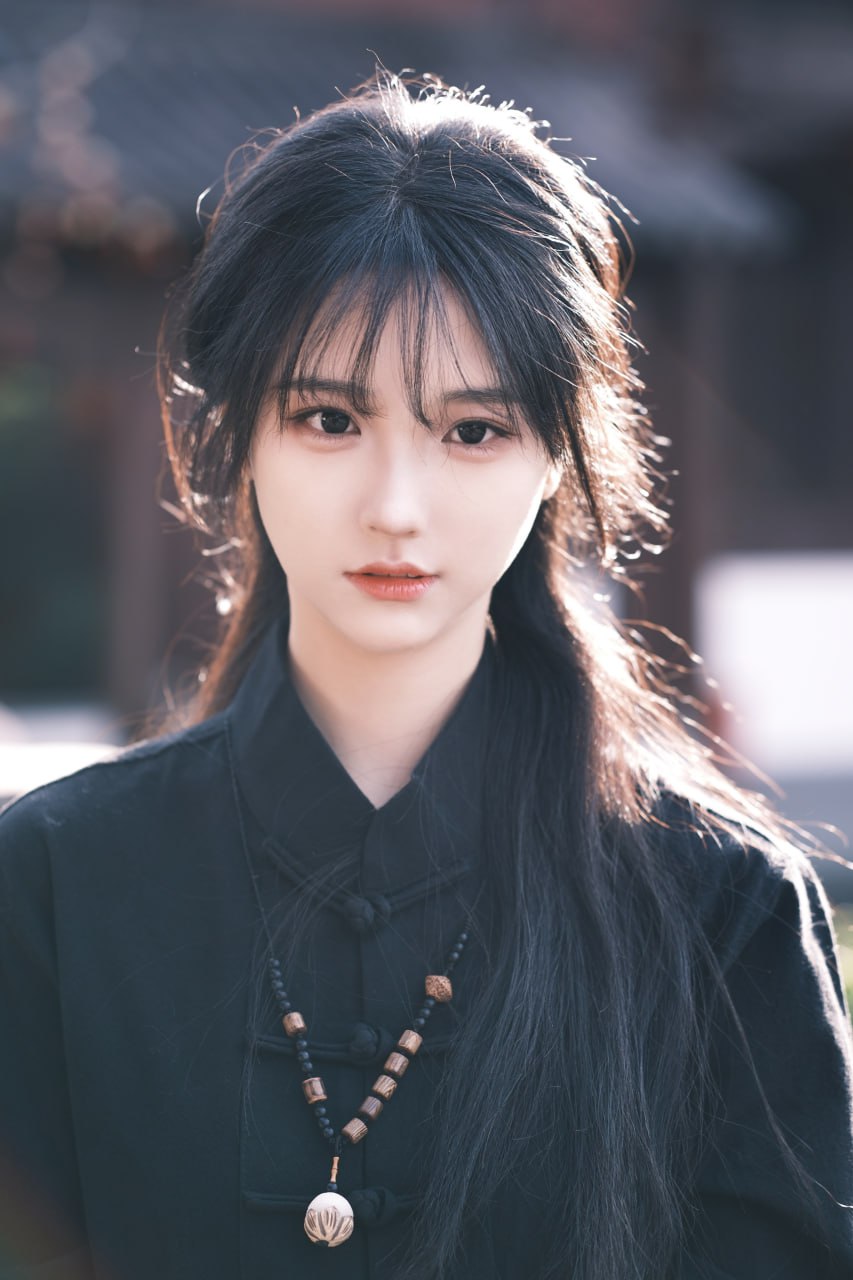 Stunning portrait of elegance and charm