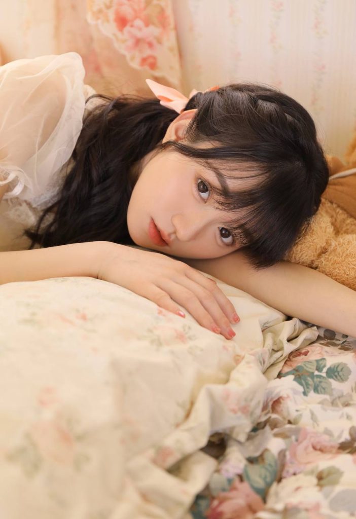 Stylish Asian woman in a traditional outfit