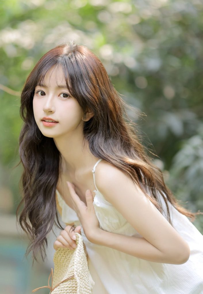 Stylish depiction of an elegant Asian beauty