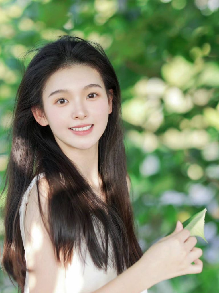 Stylish depiction of an elegant Asian beauty