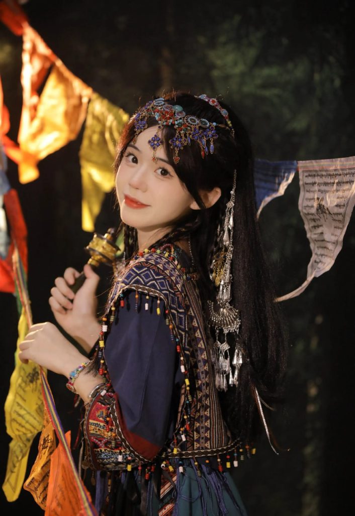 Vibrant and radiant Asian beauty