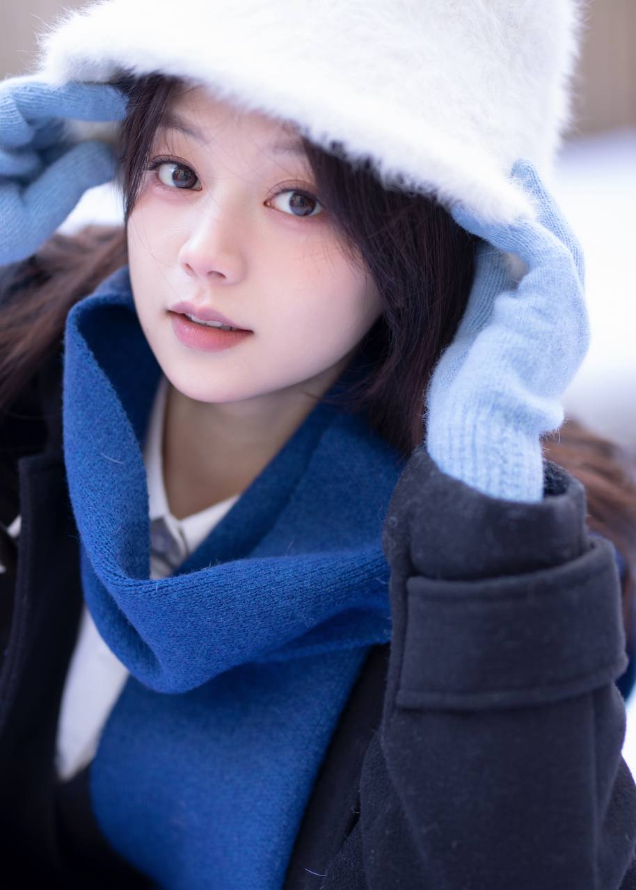 Young Asian woman with flawless features