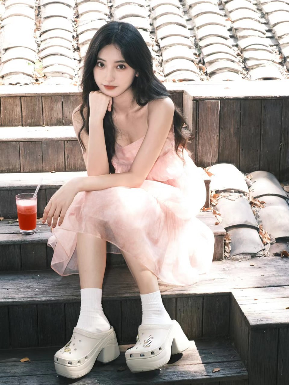 Elegant Asian woman portrait photography