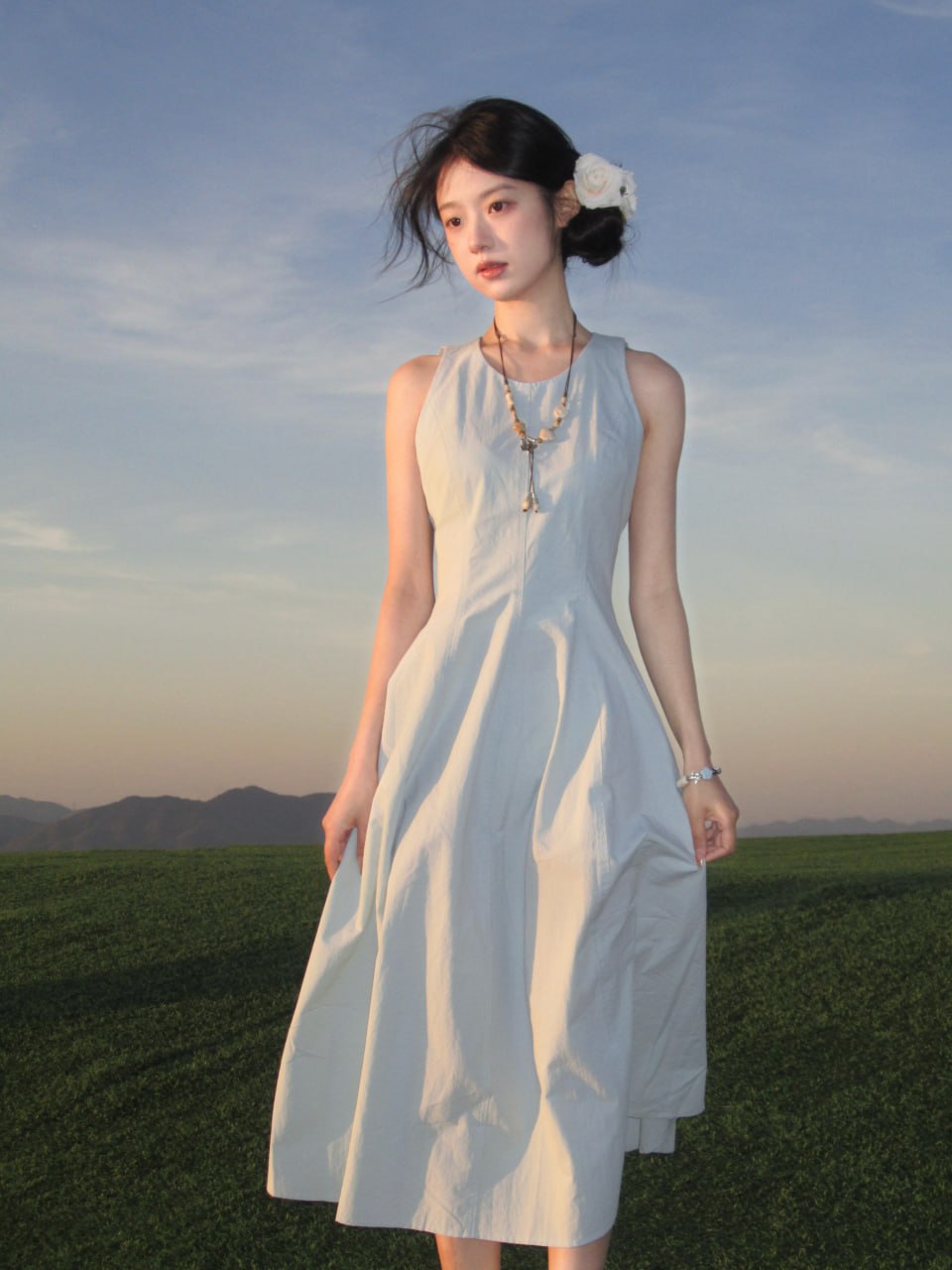 Graceful photo of a stunning Asian lady