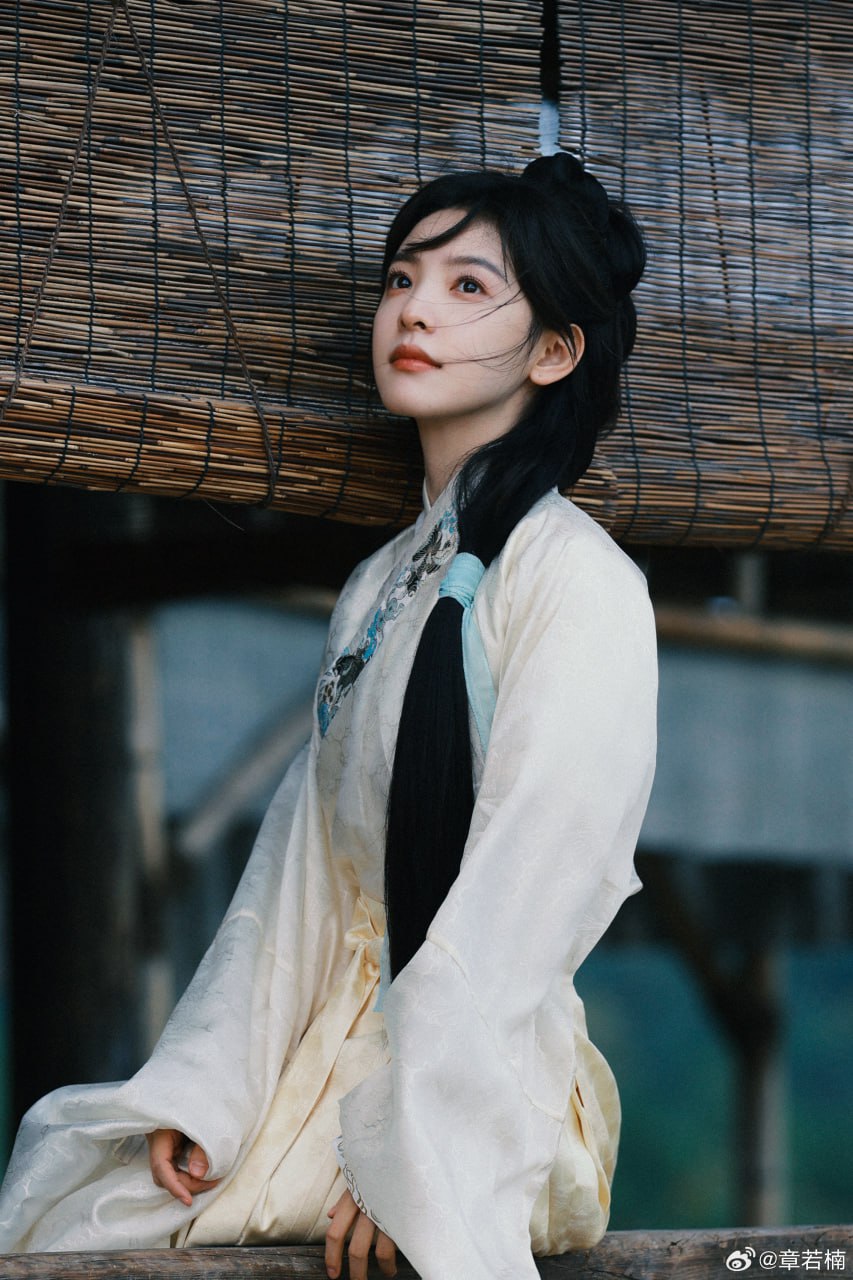 Serene close-up of a stunning Asian lady