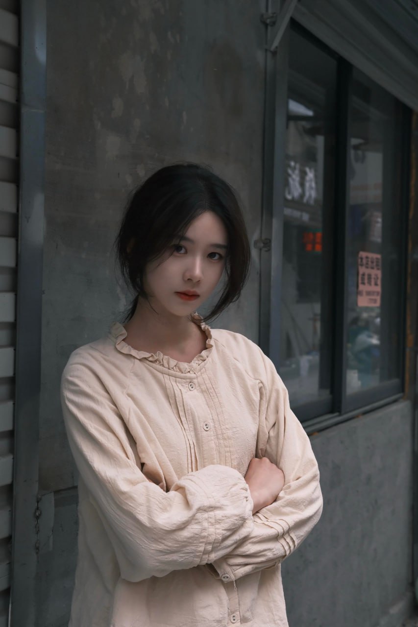 Asian beauty photographed in soft focus