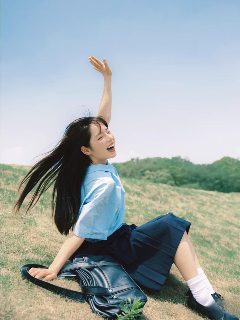 Serene image of a graceful Asian woman