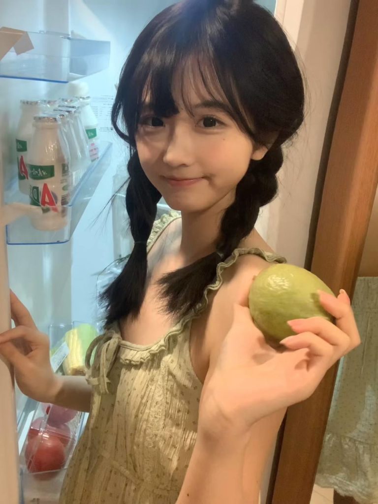 Stunning Asian girl with a serene gaze