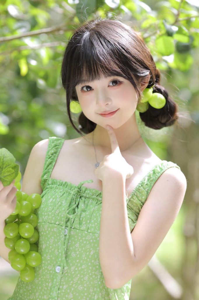 Stunning portrait of elegance and charm