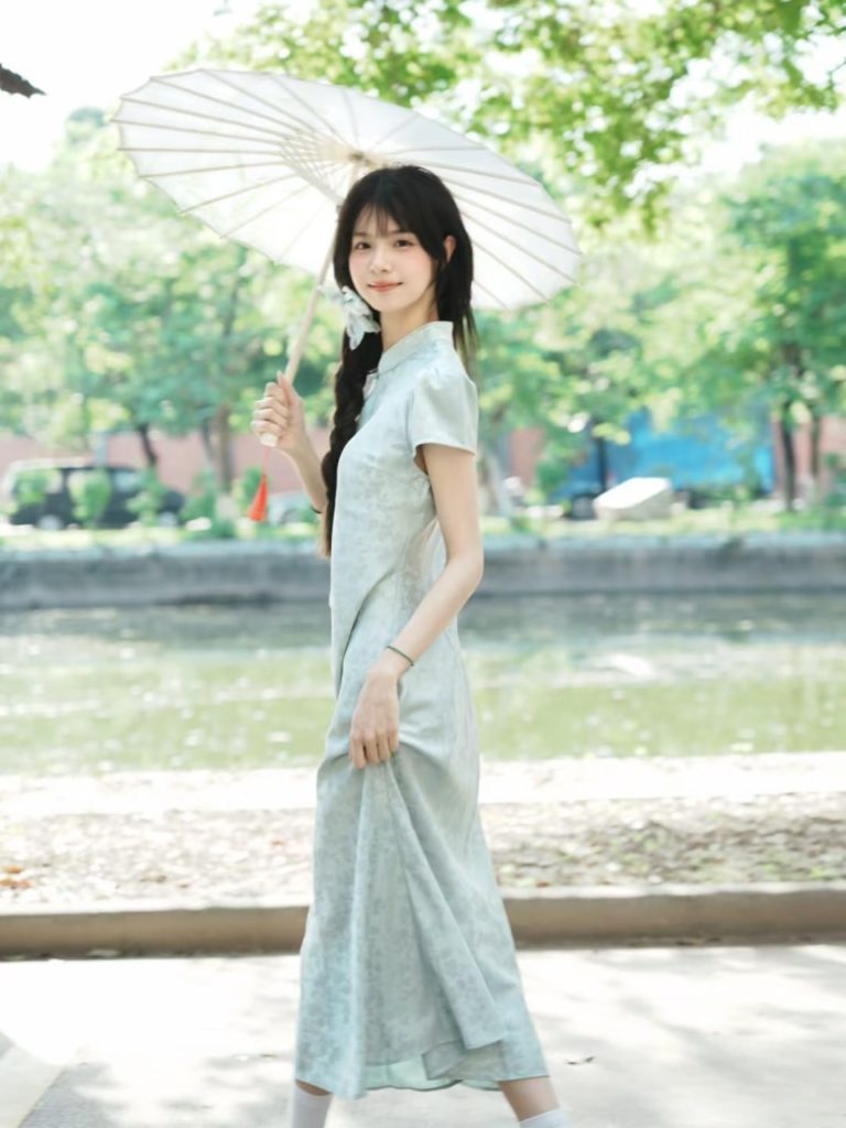 Young Asian girl with captivating features