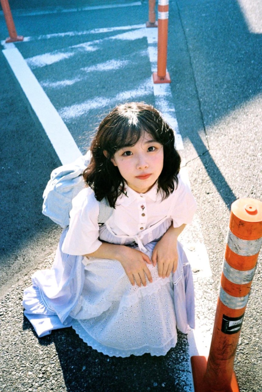 Radiant photo of a young Asian beauty