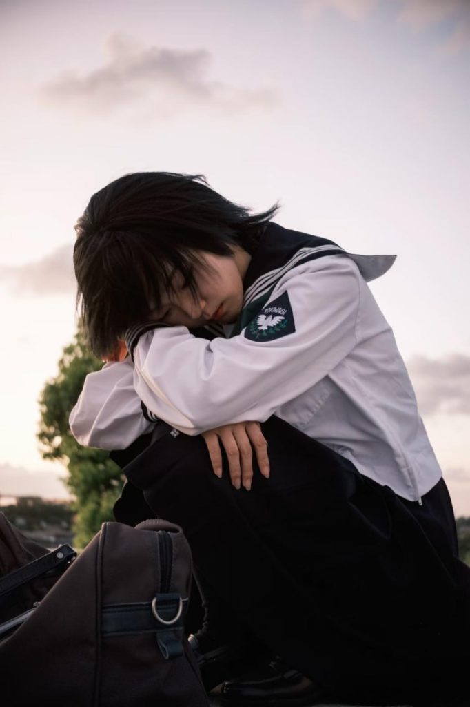 The charm and elegance of an Asian beauty