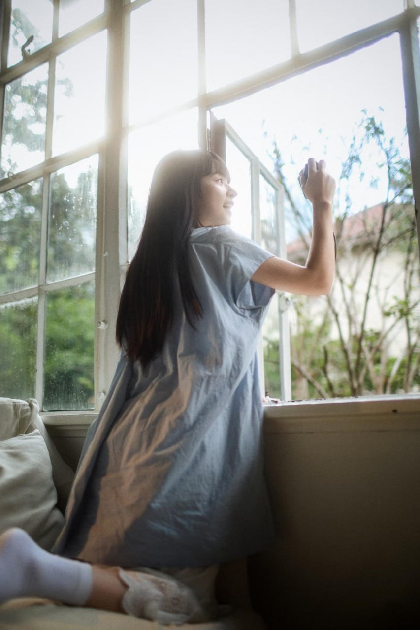 Stylish portrait of a beautiful Asian lady