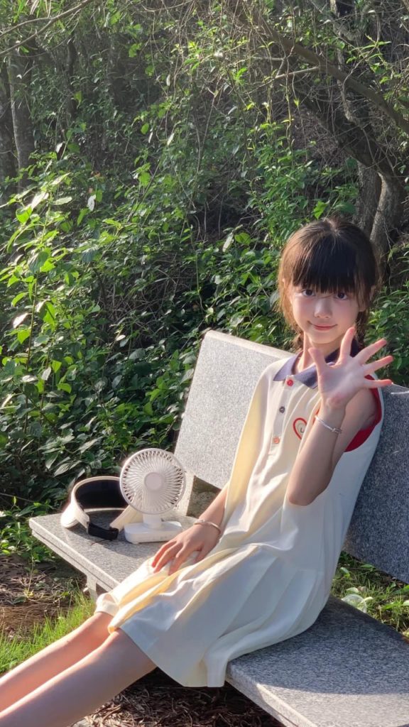 Artistic portrayal of an elegant Asian woman