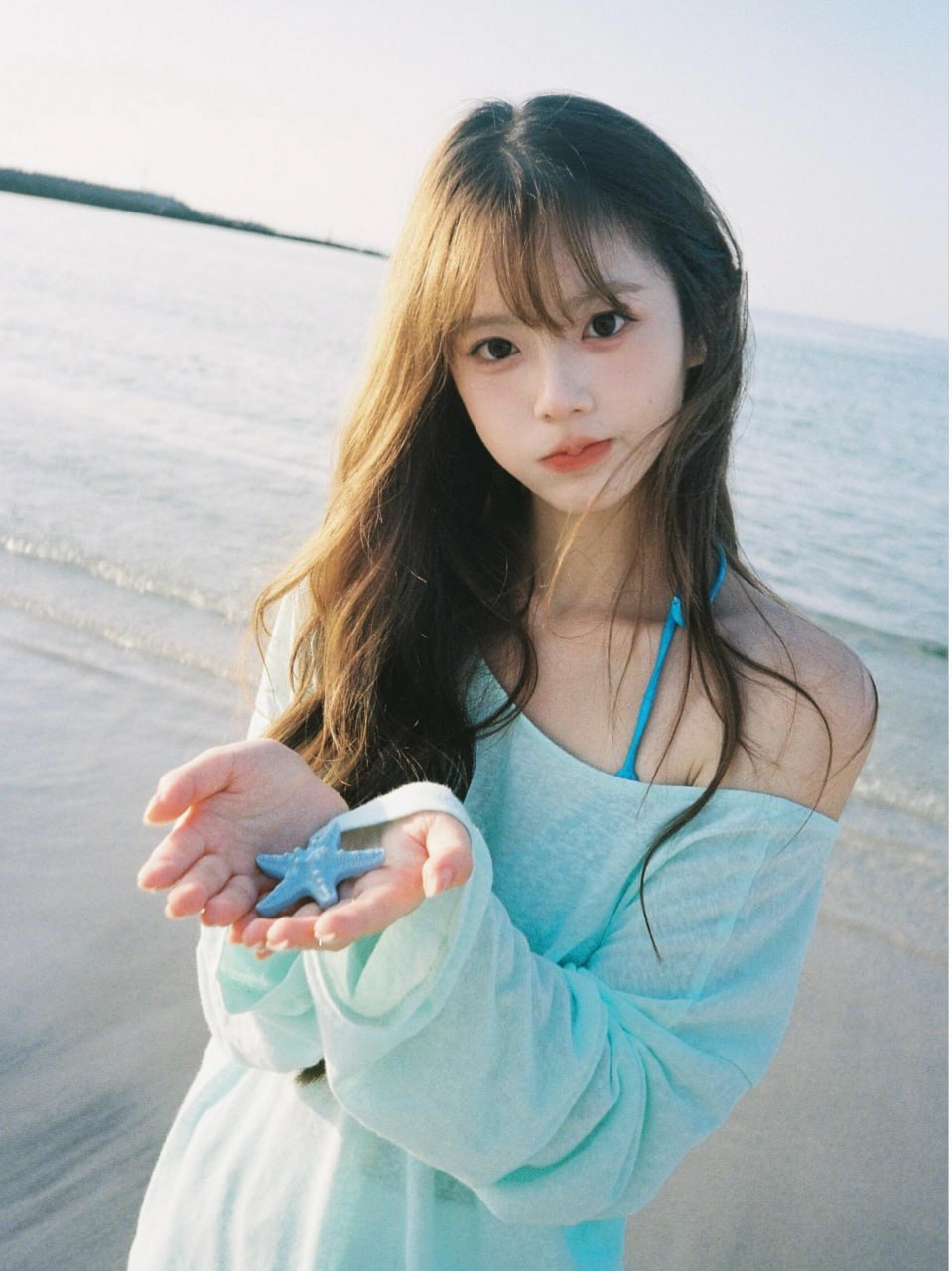 Artistic close-up of an Asian girl’s features