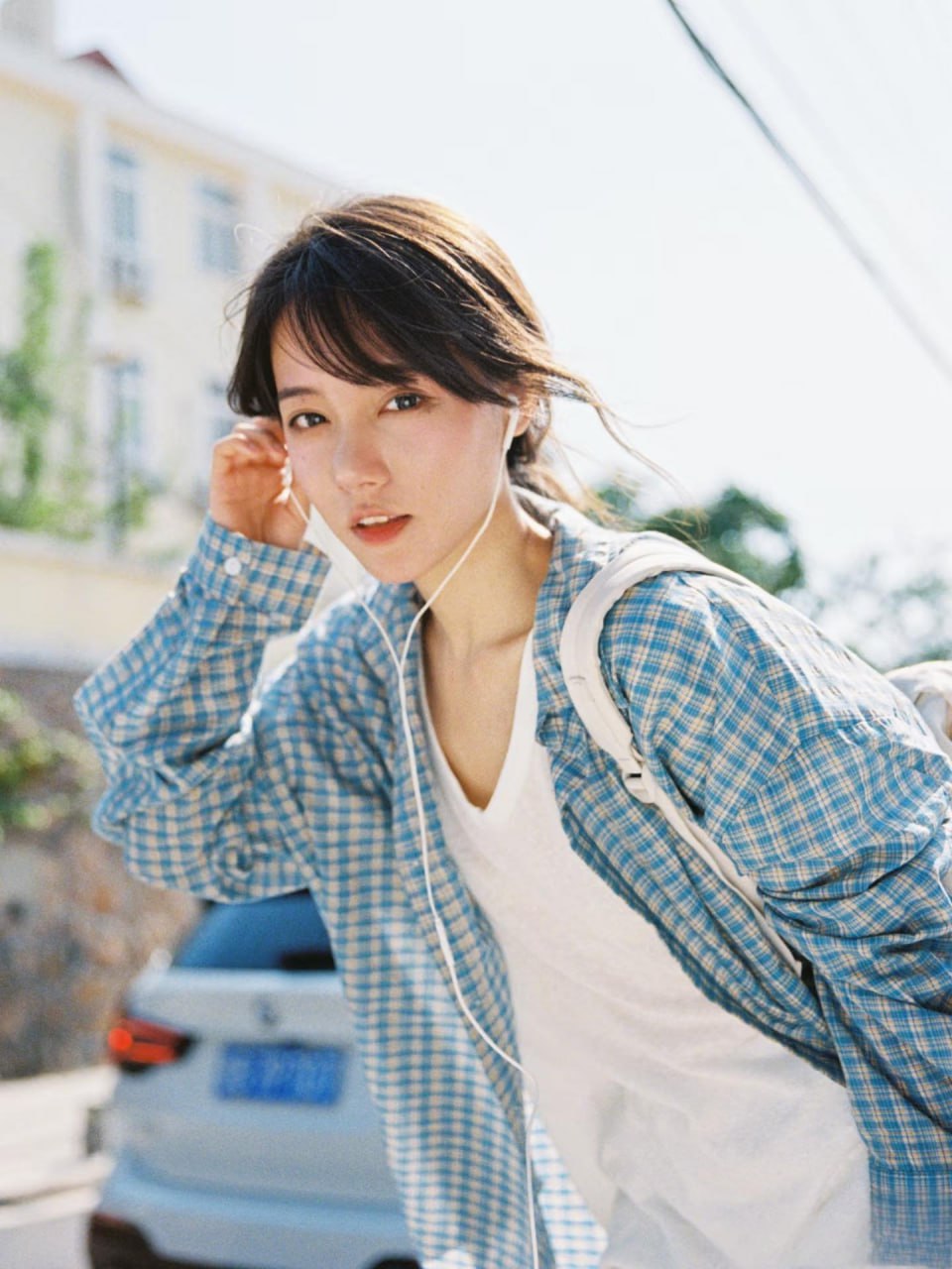 Stunning close-up of a natural Asian beauty
