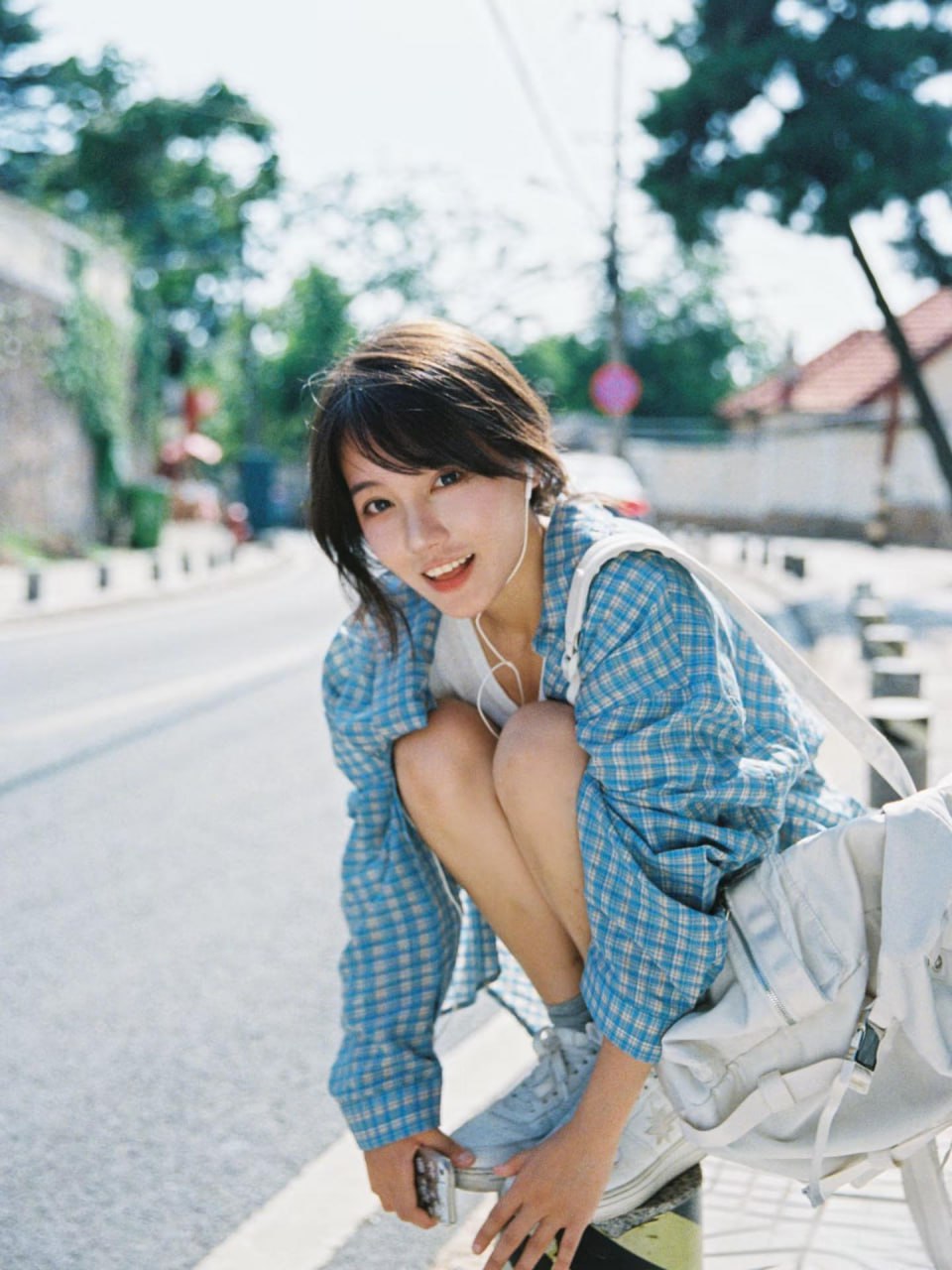 Vibrant depiction of a beautiful Asian woman