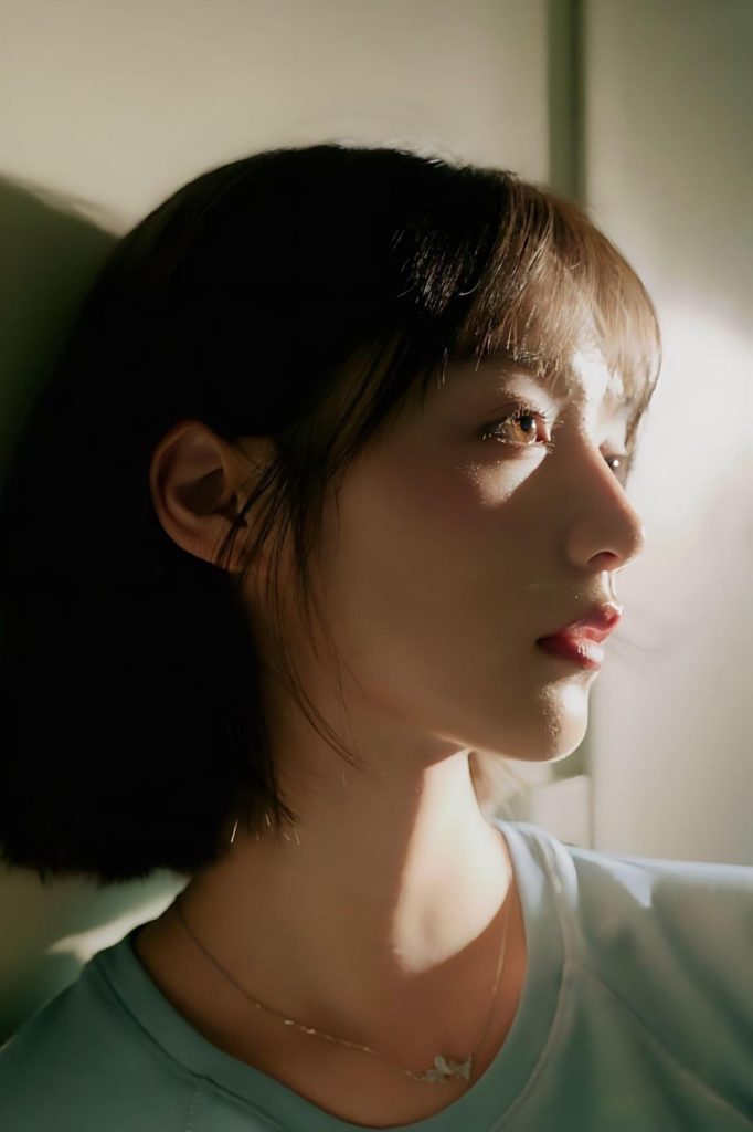 The charm and elegance of an Asian beauty